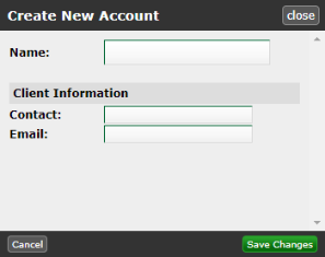 account create form